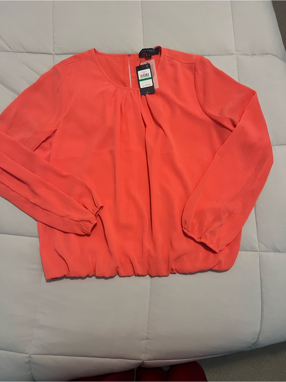 Women’s Coral Blouse -  large